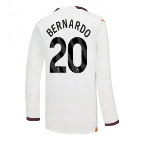 Lacne Muži Futbalové dres Manchester City Bernardo Silva #20 2023-24 Dlhy Rukáv - Preč